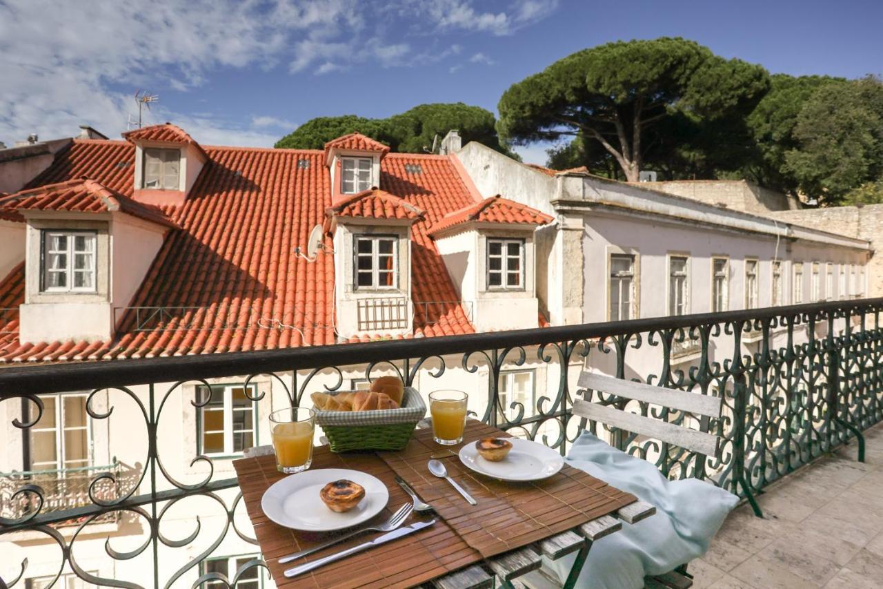 Castelo Apartment - Beautiful Balcony View Lisboa Dış mekan fotoğraf